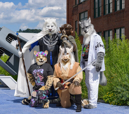 MagpieBones group shot outdoors