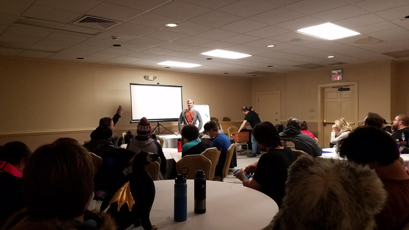 Down The Rabbit Hole giving a panel lecture