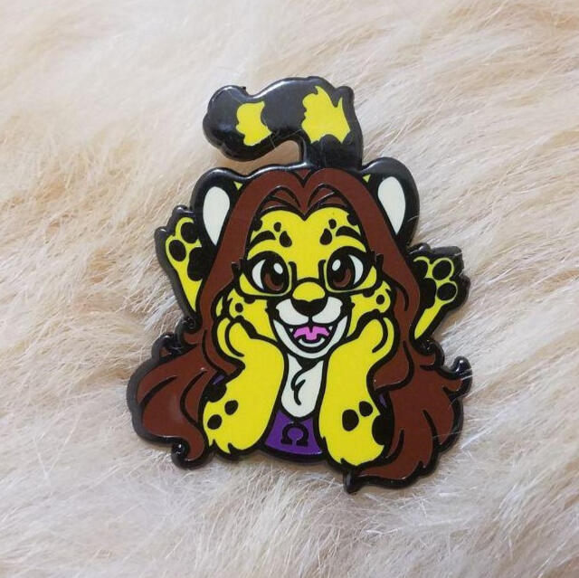 Enamel pin of Shetani