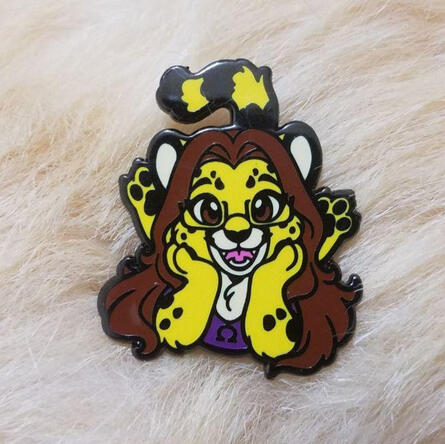 Enamel pin of Shetani